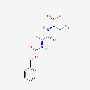 Chemical structure of Z-Ala-Ser-OMe