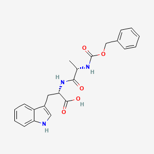 Chemical structure of Z-Ala-Trp-OH