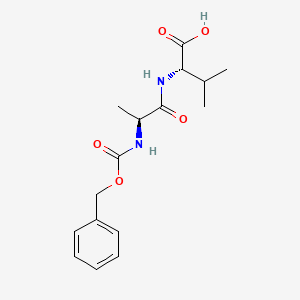 Chemical structure of Z-Ala-Val-OH