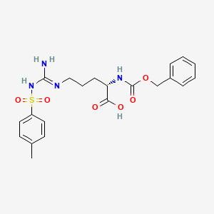 Chemical structure of Z-Arg(Tos)-OH