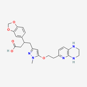 Chemical structure of Z-Arg-AMC