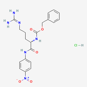 Chemical structure of Z-Arg-pNA · HCl