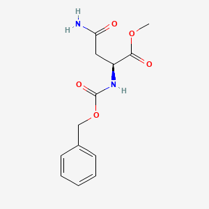 Chemical structure of Z-Asn-OMe