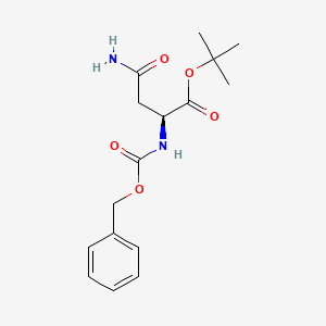 Chemical structure of Z-Asn-OtBu