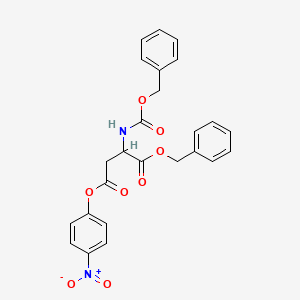 Chemical structure of Z-Asp(ONp)-OBzl