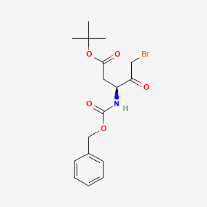 Chemical structure of Z-Asp(OtBu)-bromomethylketone