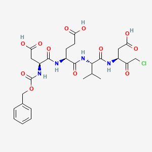 Chemical structure of z-DEVD-cmk