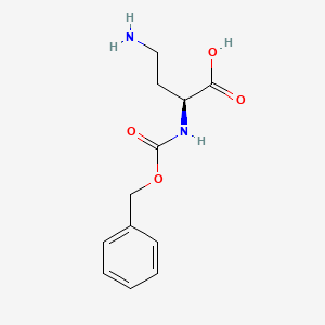 Chemical structure of Z-Dab-OH