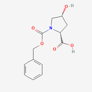Chemical structure of Z-D-cis-Hyp-OH
