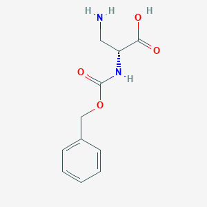 Chemical structure of Z-D-Dap-OH
