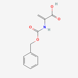 Chemical structure of Z-dehydro-Ala-OH