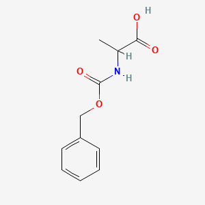 Chemical structure of Z-DL-Ala-OH