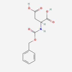 Chemical structure of Z-DL-Asp-OH
