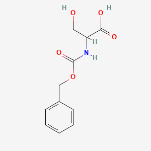 Chemical structure of Z-DL-Ser-OH
