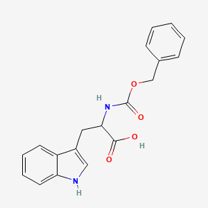 Chemical structure of Z-DL-Trp-OH