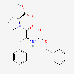 Chemical structure of Z-D-Phe-Pro-OH
