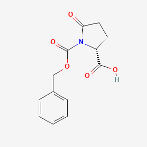 Chemical structure of Z-D-Pyr-OH