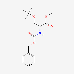 Chemical structure of Z-D-Ser(tBu)-OMe