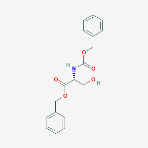 Chemical structure of Z-D-Ser-OBzl