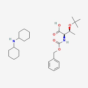 Chemical structure of Z-D-Thr(tbu)-OH dcha