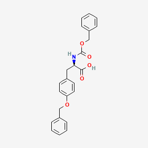 Chemical structure of Z-D-Tyr(Bzl)-OH