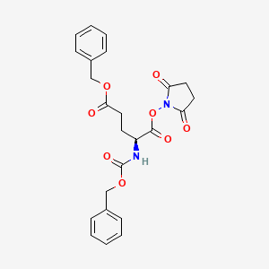 Chemical structure of Z-Glu(OBzl)-OSu