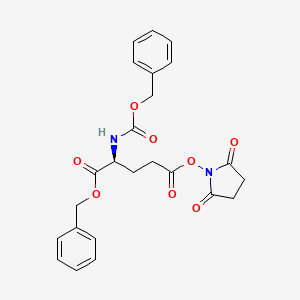 Chemical structure of Z-Glu(OSu)-OBzl