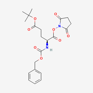 Chemical structure of Z-Glu(OtBu)-OSu