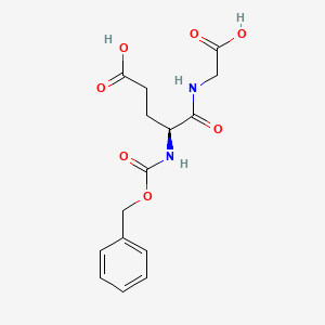 Chemical structure of Z-Glu-Gly-OH