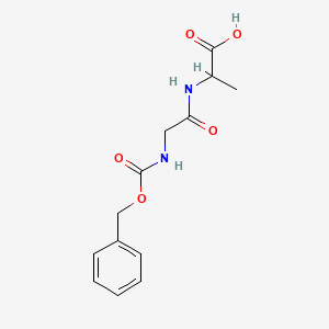 Chemical structure of Z-Gly-Ala-OH