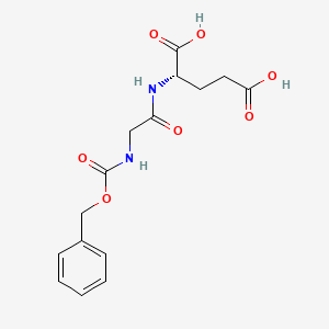 Chemical structure of Z-Gly-Glu-OH