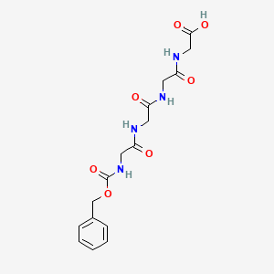 Chemical structure of Z-Gly-Gly-Gly-Gly-OH