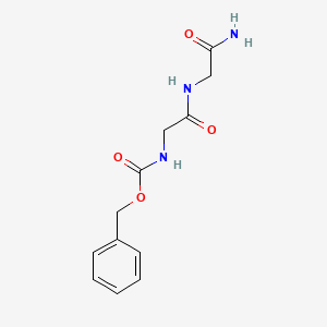 Chemical structure of Z-Gly-Gly-NH₂