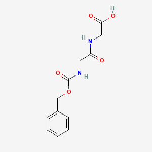 Chemical structure of Z-Gly-Gly-OH