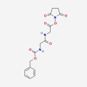 Chemical structure of Z-Gly-Gly-OSu