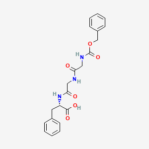 Chemical structure of Z-Gly-Gly-Phe-OH