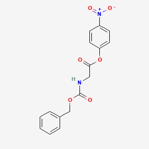 Chemical structure of Z-Gly-ONp