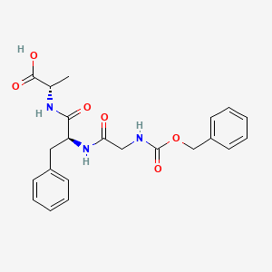Chemical structure of Z-Gly-Phe-Ala-OH