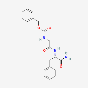 Chemical structure of Z-Gly-Phe-NH₂