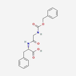 Chemical structure of Z-Gly-Phe-OH