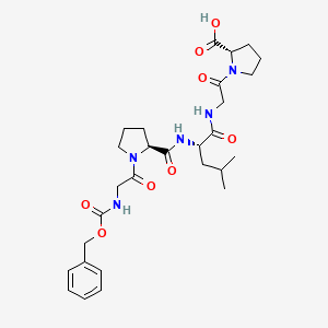 Chemical structure of Z-Gly-Pro-Leu-Gly-Pro-OH