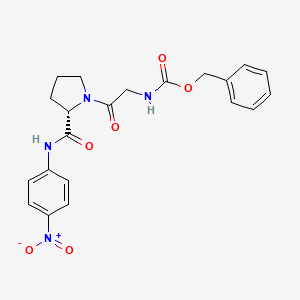 Chemical structure of Z-Gly-Pro-pNA