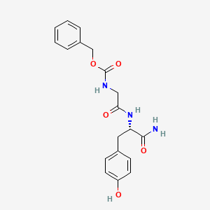 Chemical structure of Z-Gly-Tyr-NH₂