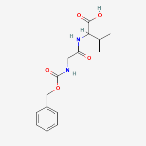 Chemical structure of Z-Gly-Val-OH