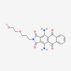 Chemical structure of Z-His(Z)-OH ethanol solvate