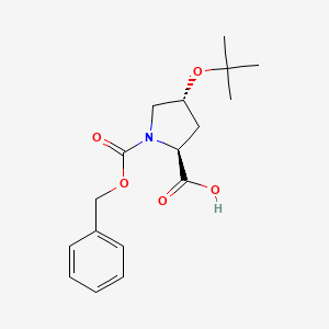 Chemical structure of Z-Hyp(tBu)-OH