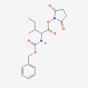 Chemical structure of Z-Ile-OSu