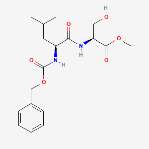 Chemical structure of Z-Leu-Ser-OMe