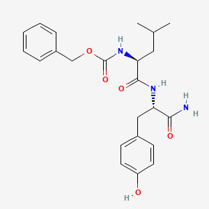 Chemical structure of Z-Leu-Tyr-NH₂