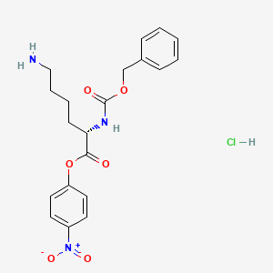 Chemical structure of Z-Lys-ONp · HCl